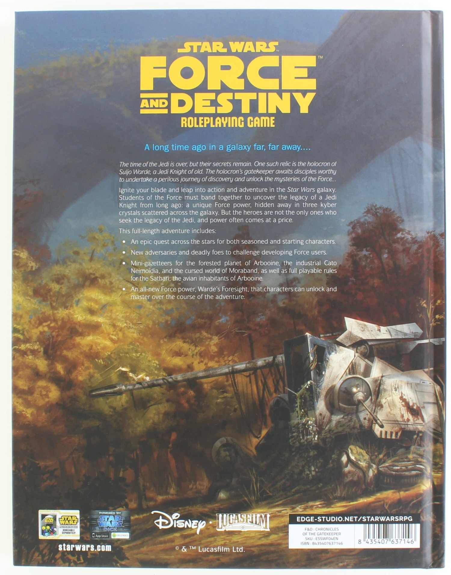 Star Wars: Force And Destiny - Chronicles Of The Gatekeeper 4 Star Wars: Force And Destiny - Chronicles Of The Gatekeeper - Image 2