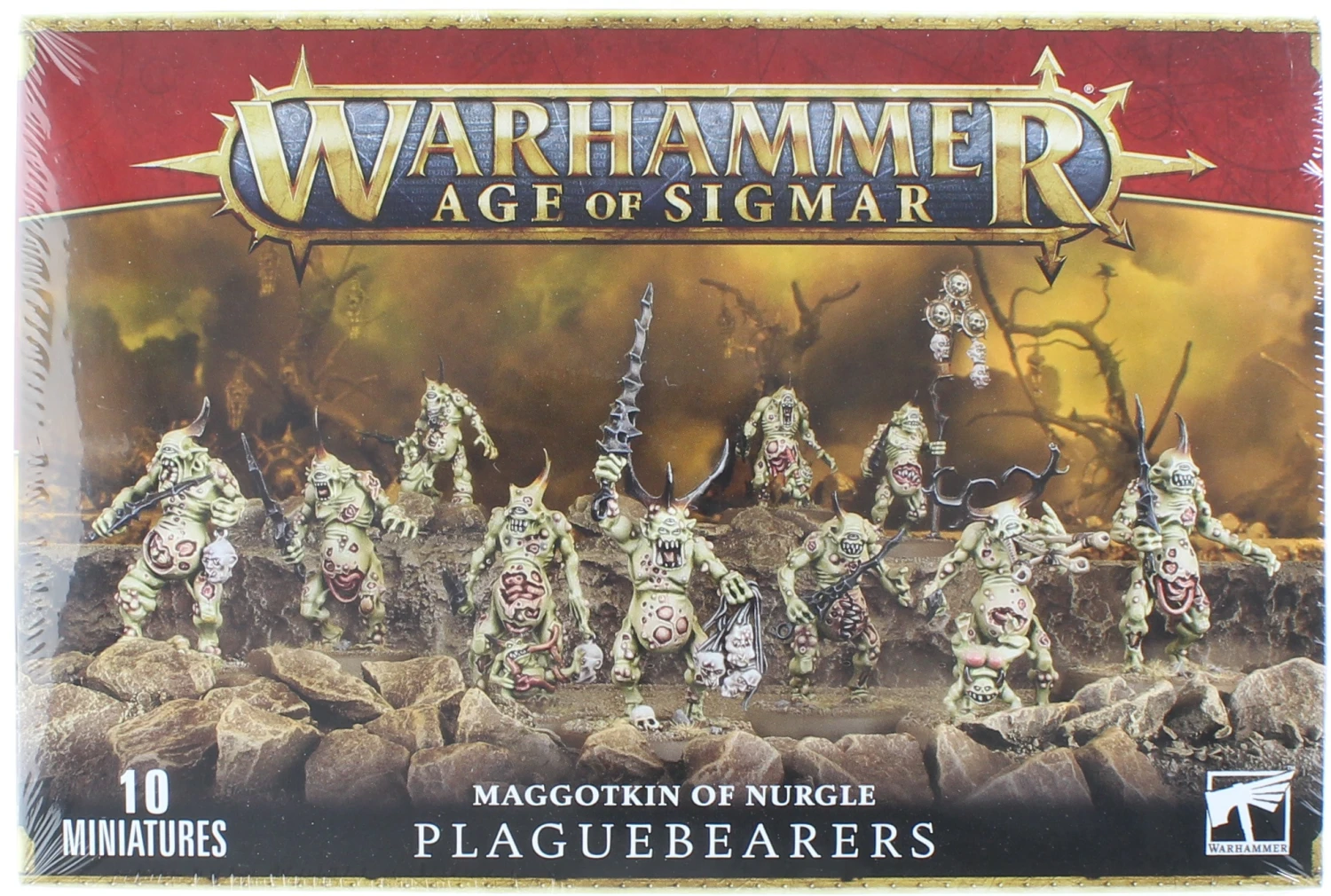 Warhammer Age Of Sigmar: Maggotkin Of Nurgle - Plaguebearers Of Nurgle 3 Warhammer Age Of Sigmar: Maggotkin Of Nurgle - Plaguebearers Of Nurgle