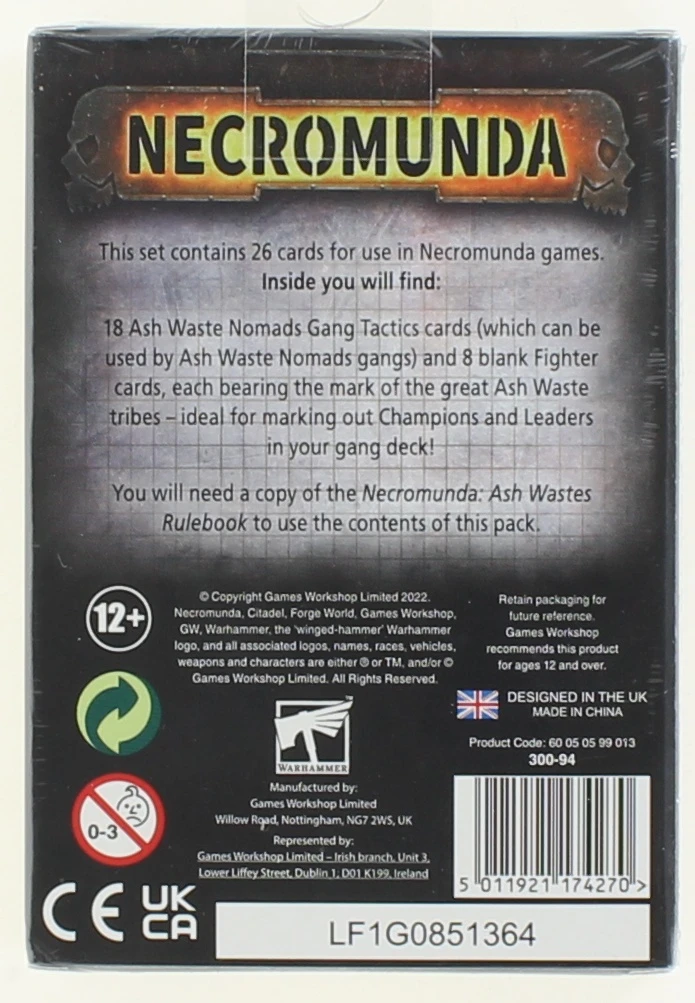 Ash Wastes Nomads Gang Tactics Cards 4 Ash Wastes Nomads Gang Tactics Cards - Image 2