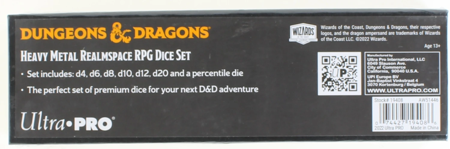 Heavy Metal Realmspace RPG Dice Set 4 Heavy Metal Realmspace RPG Dice Set - Image 2
