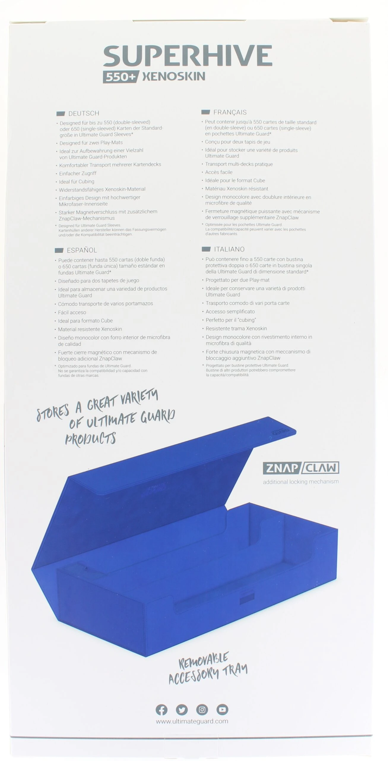 UG Superhive 550+ Xenoskin Blue 4 UG Superhive 550+ Xenoskin Blue - Image 2