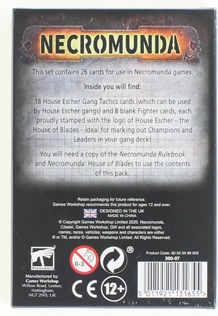 NECROMUNDA: ESCHER GANG TACTICS CARDS 4 NECROMUNDA: ESCHER GANG TACTICS CARDS - Image 2