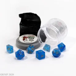 Pizza Dungeon Lucky Dice: Gem Blue