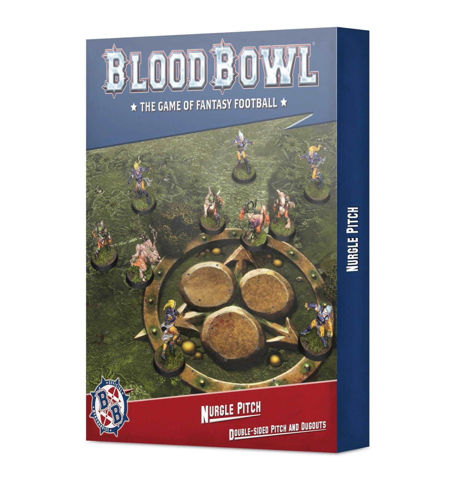 Blood Bowl: Nurgle Team Pitch & Dugouts 3 Blood Bowl: Nurgle Team Pitch & Dugouts