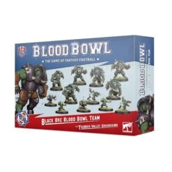 Blood Bowl: The Thunder Valley Greenskins - Black Orc Team