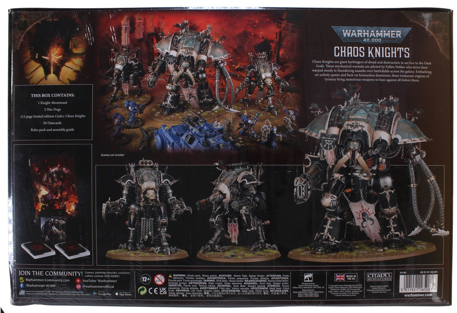 Warhammer 40K: Chaos Knights Army Set 4 Warhammer 40K: Chaos Knights Army Set - Image 2
