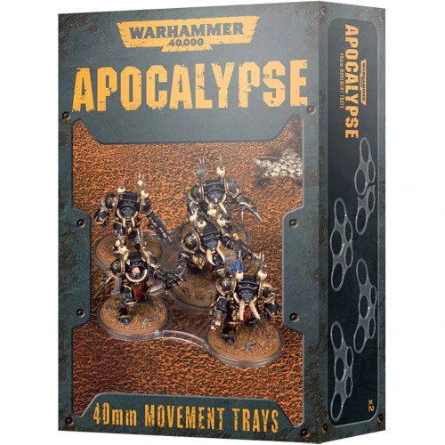 Movement Trays: 40mm - Apocalypse 3 Movement Trays: 40mm - Apocalypse