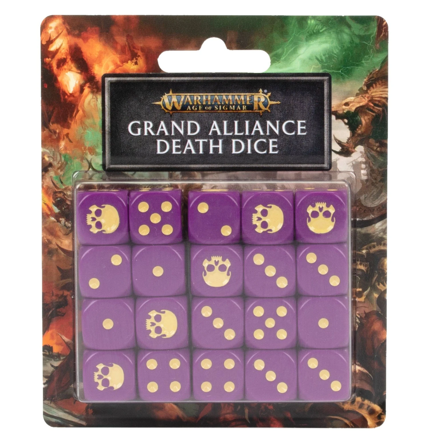 Warhammer Age Of Sigmar: Grand Alliance Death - Dice Set 3 Warhammer Age Of Sigmar: Grand Alliance Death - Dice Set