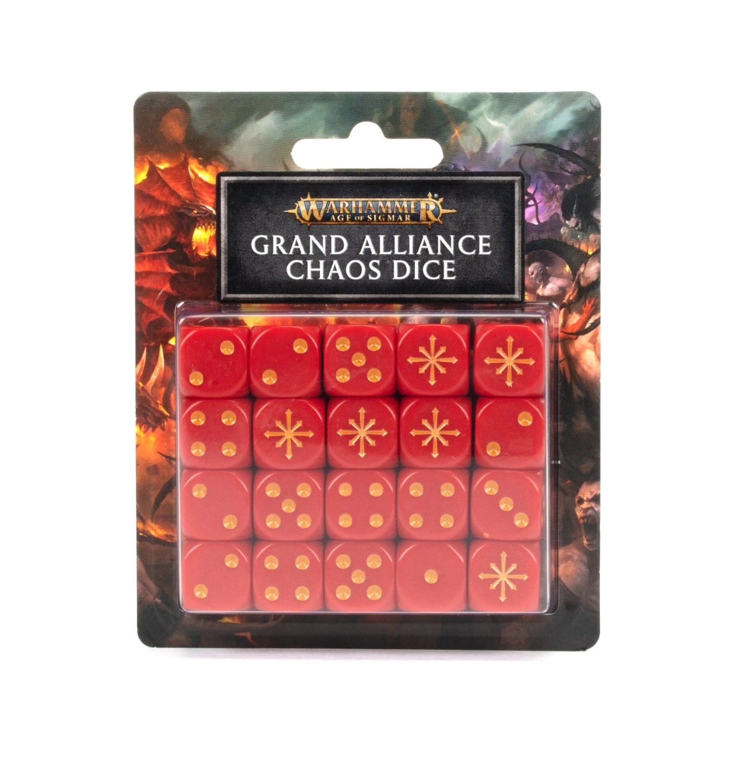 Warhammer Age Of Sigmar: Grand Alliance Chaos - Dice Set 3 Warhammer Age Of Sigmar: Grand Alliance Chaos - Dice Set