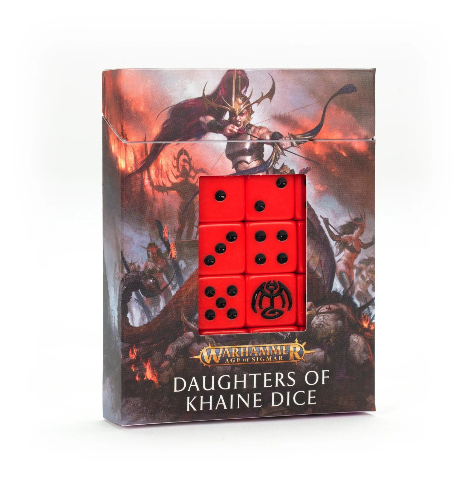 Warhammer Age Of Sigmar: Daughters Of Khaine - Dice Set 3 Warhammer Age Of Sigmar: Daughters Of Khaine - Dice Set