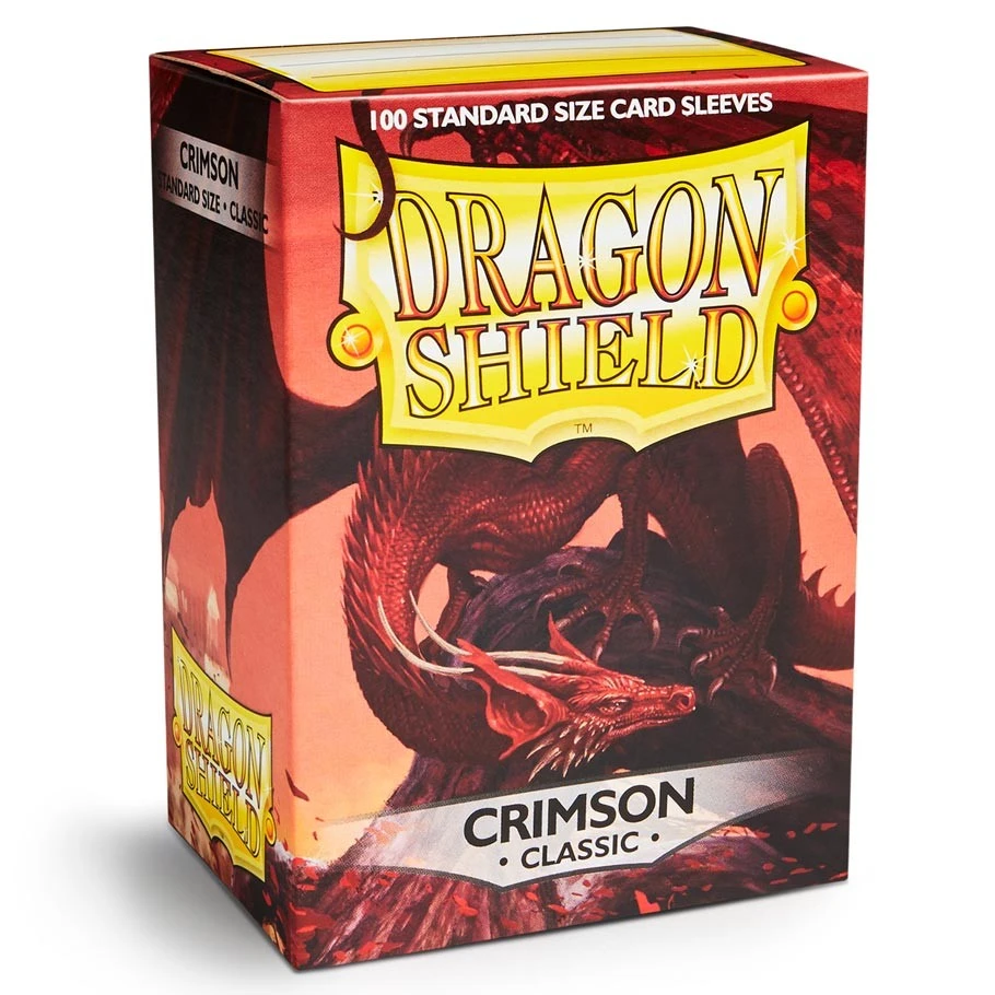 Dragon Shield Sleeves: Crimson (100) 3 Dragon Shield Sleeves: Crimson (100)