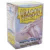 Matte White (100) Sleeves -game Shop ATM11005