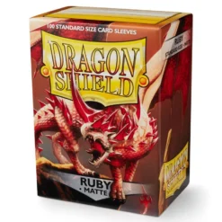 Dragon Shield Sleeves: Matte - Ruby (100)