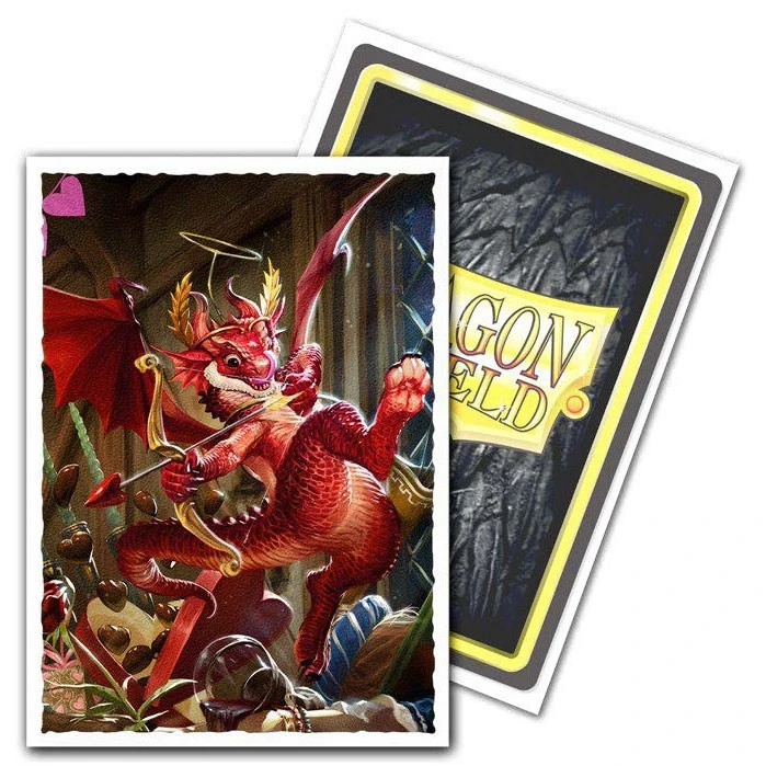 Dragon Shield Sleeves: Art: Matte - Valentine Dragon (100) 3 Dragon Shield Sleeves: Art: Matte - Valentine Dragon (100)