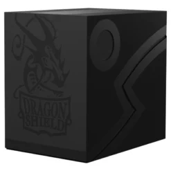 Dragon Shield Deckbox: Double Shell - Shadow Black/Black