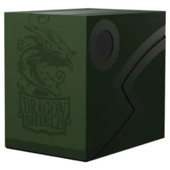 Dragon Shield Deckbox: Double Shell - Forest Green/Black