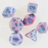 Chessex: Mini Dice Festive Pop Art With Blue -game Shop CHX20544