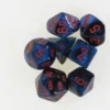 Chessex: Mini Dice Gemini Black-Starlight With Red -game Shop CHX20658