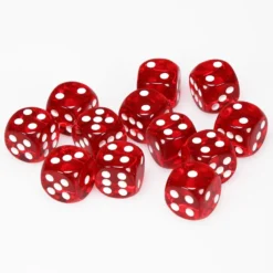 Translucent: 16mm D6 Red (12)