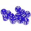 Translucent: 16mm D6 Blue (12) -game Shop CHX23606