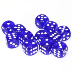 Translucent: 16mm D6 Blue (12)