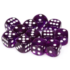 Translucent: 16mm D6 Purple (12)