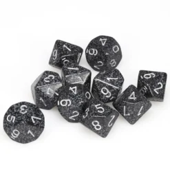 Speckled Poly D10 Ninja (10)