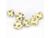 Opaque: Poly Set Ivory With Black (7)