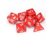 Opaque: Poly Set Red With White (7)