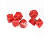 Opaque: Poly Set Red With Black (7)