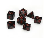 Opaque: Poly Set Black With Red (7)