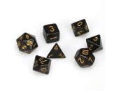 Opaque: Poly Set Black With Gold (7)