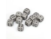 Opaque: 16mm D6 Grey With Black (12)