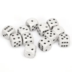 Speckled: 16mm Pip D6 Arctic (12)