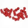 Opaque: 12mm D6 Red With White (36) 2 Opaque: 12mm D6 Red With White (36) -game Shop CHX25804
