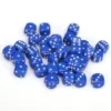 Opaque: 12mm D6 Blue With White (36) -game Shop CHX25806