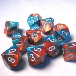 Gemini Poly D10 Copper Teal With Silver (10)