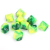 Gemini Poly D10 Green Yellow With Silver (10)