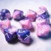 Gemini Poly D10 Pink Purple With White (10) -game Shop CHX26255