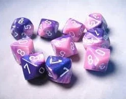 Gemini Poly D10 Pink Purple With White (10)