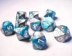 Gemini Poly D10 Steel Teal With White (10)