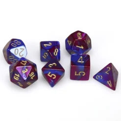 Gemini 2 Poly Blue-Purple With Gold (7) -game Shop CHX26428a
