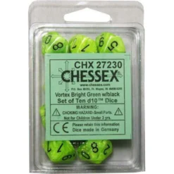 Vortex Poly D10 Bright Green (10)