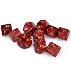 Vortex Poly D10 Burgundy/Gold (10)