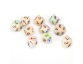 Festive Poly D10 Circus/Black (10)