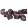 Velvet Poly D10 Black/Red (10) -game Shop CHX27278