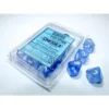 Borealis D10: Luminary Sky Blue/White Numbers (10) -game Shop CHX27386