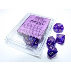 Borealis D10: Luminary Royal Purple/Gold Numbers (10)