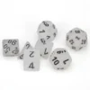 Frosted Poly Clear/Black (7) -game Shop CHX27401