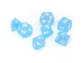 Frosted: Poly Caribbean Blue/White (7)